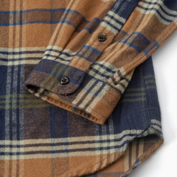 Oliver Spencer Brook Checked Flannel Shirt (Size 15) Small 100% Organic Cotton - Picture 5 of 15